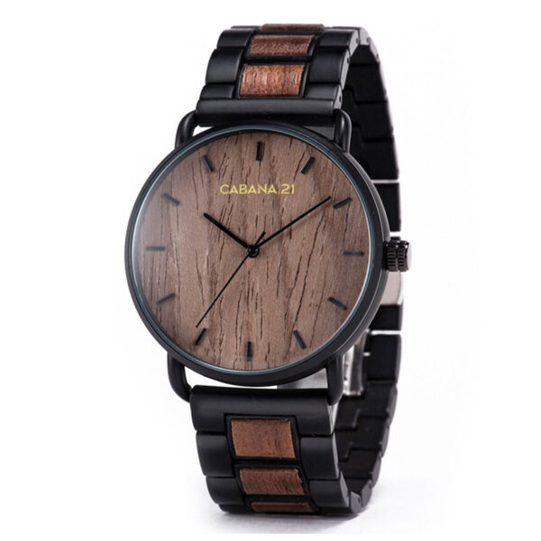 reloj de madera MADEIRA Black